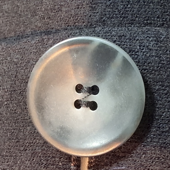 Marc Cain Black Button Down Wool Blazer with Peplum Detail,Size 5. - Picture 3 of 11